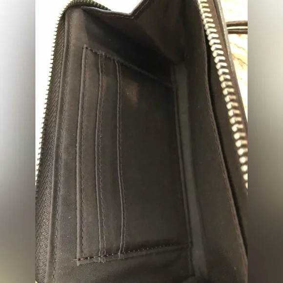 Coach Signature Brown Wristlet - Picture 5 of 5
